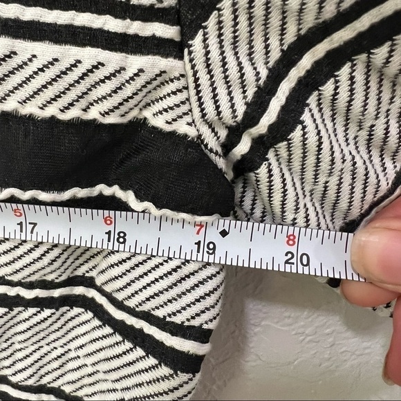 ZARA Trafaluc fall winter collection smock shirt tunic, 28, white black stripes - Picture 9 of 10